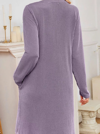 Maribel | Ribbed Knit Long Sleeve Dress