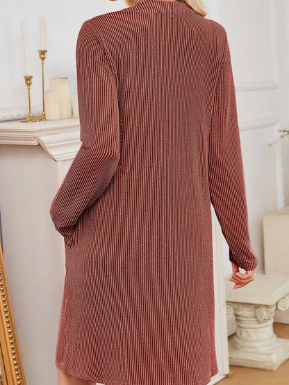 Maribel | Ribbed Knit Long Sleeve Dress