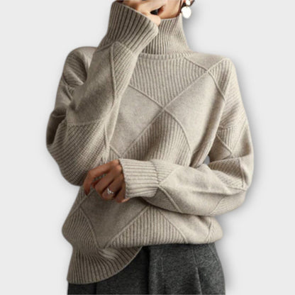 Velora | Cozy Turtleneck Knit Sweater