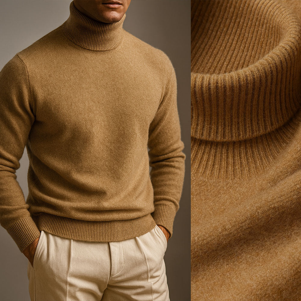Arvello | Tailored Turtleneck Knit Sweater
