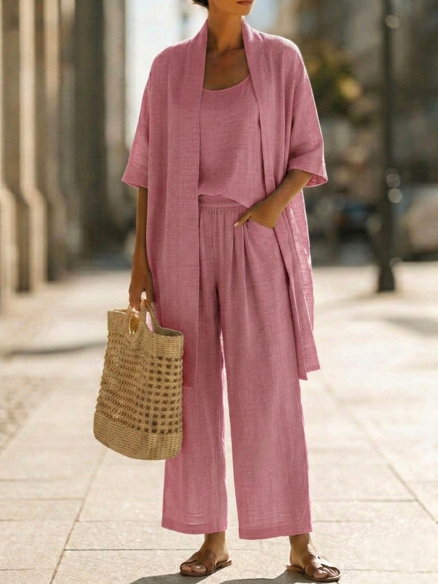 Faustine | Women's Linen Co ord Set
