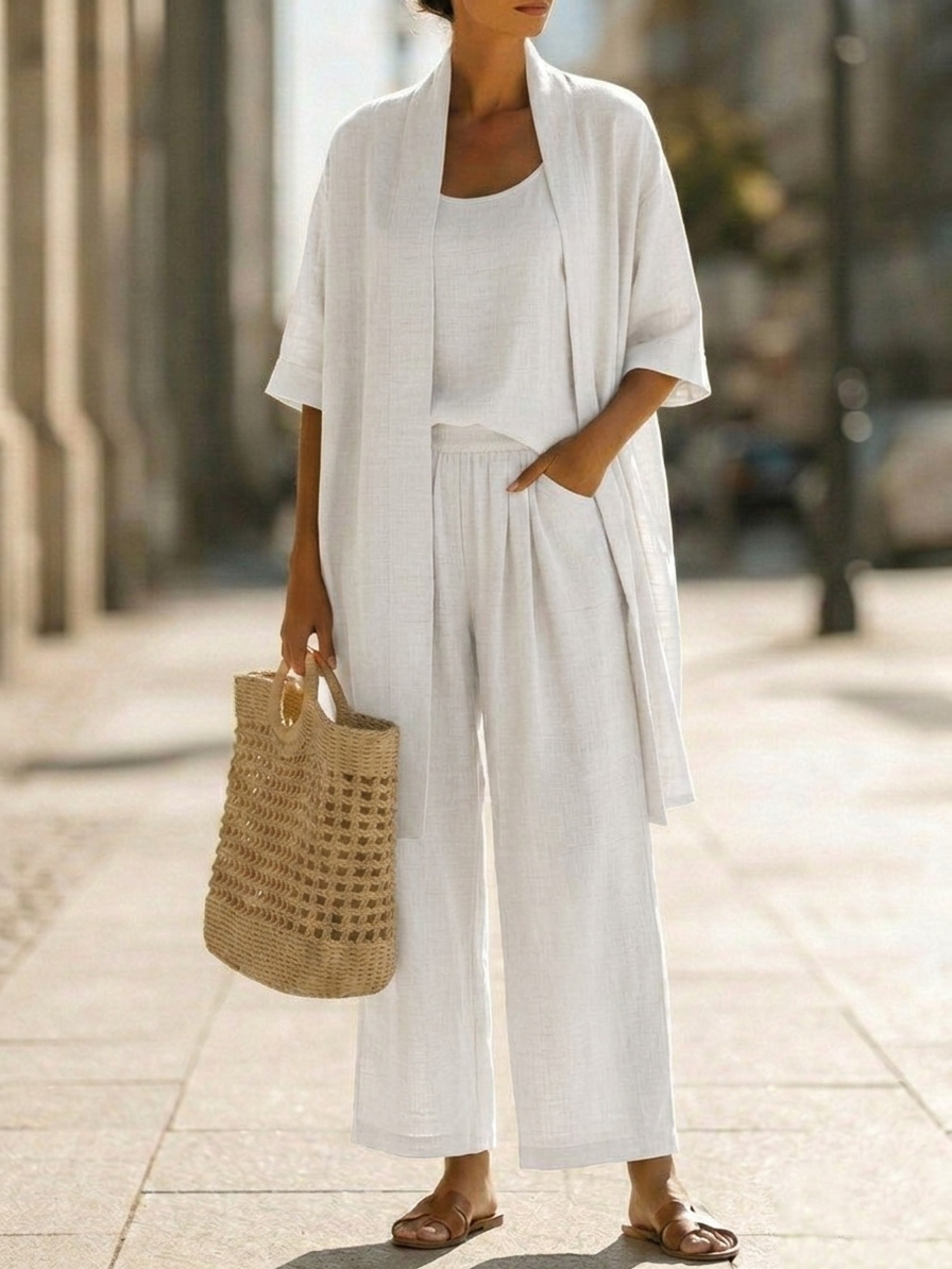 Faustine | Women's Linen Co ord Set
