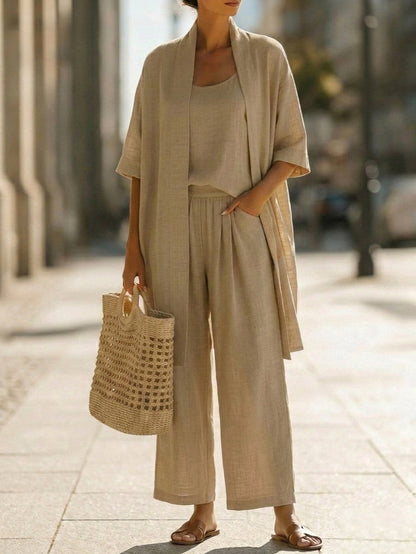 Faustine | Women's Linen Co ord Set