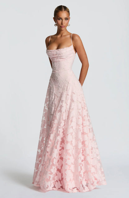 Agathe | Women's Floral Wedding Guest Maxi Dress