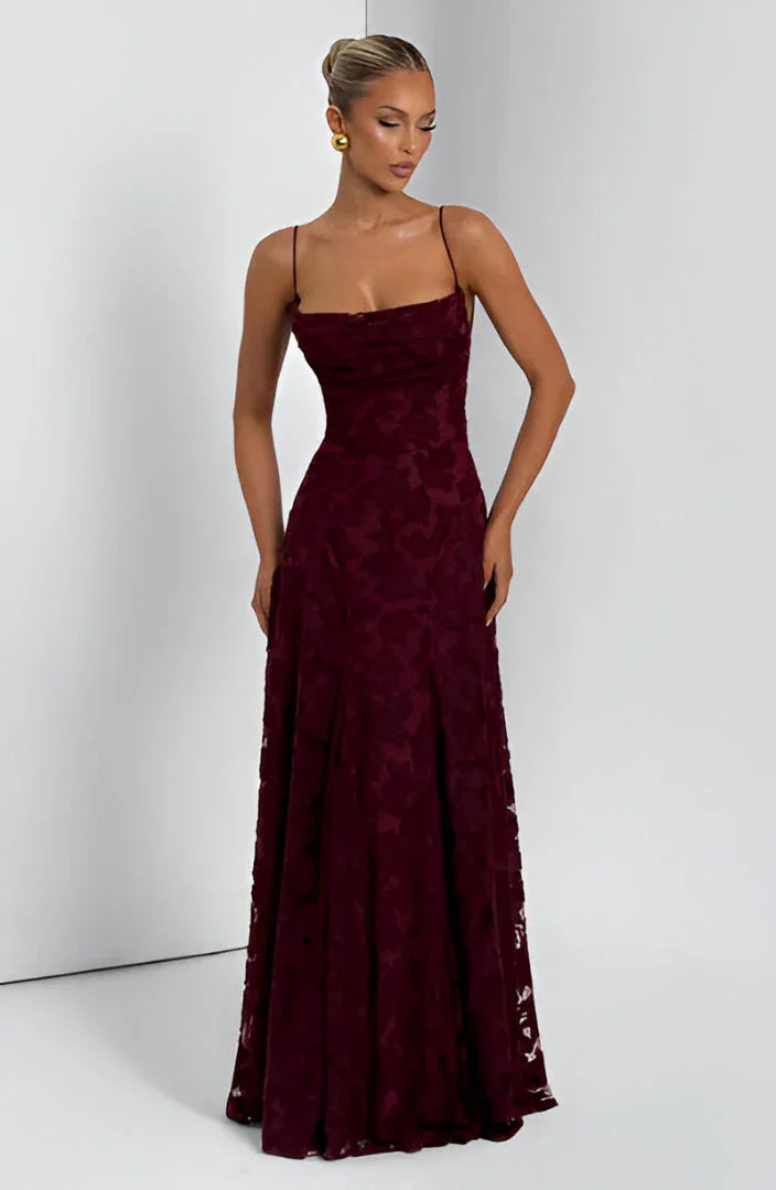 Agathe | Women's Floral Wedding Guest Maxi Dress