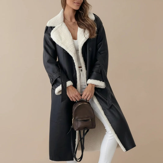 Clemence | Sherpa Lined Trench Coat