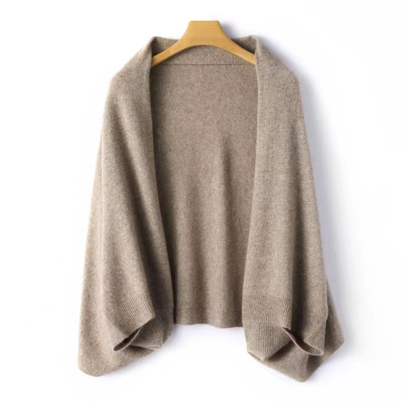 Luneva | Cashmere Shawl Knit Cardigan