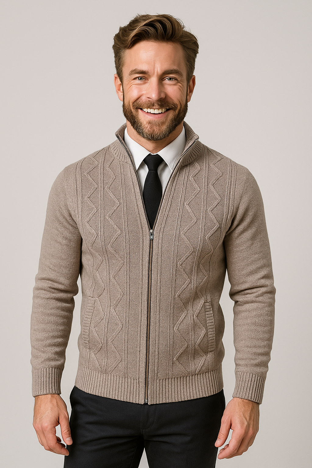 Monviro | Classic Knit Cardigan with Button Closure