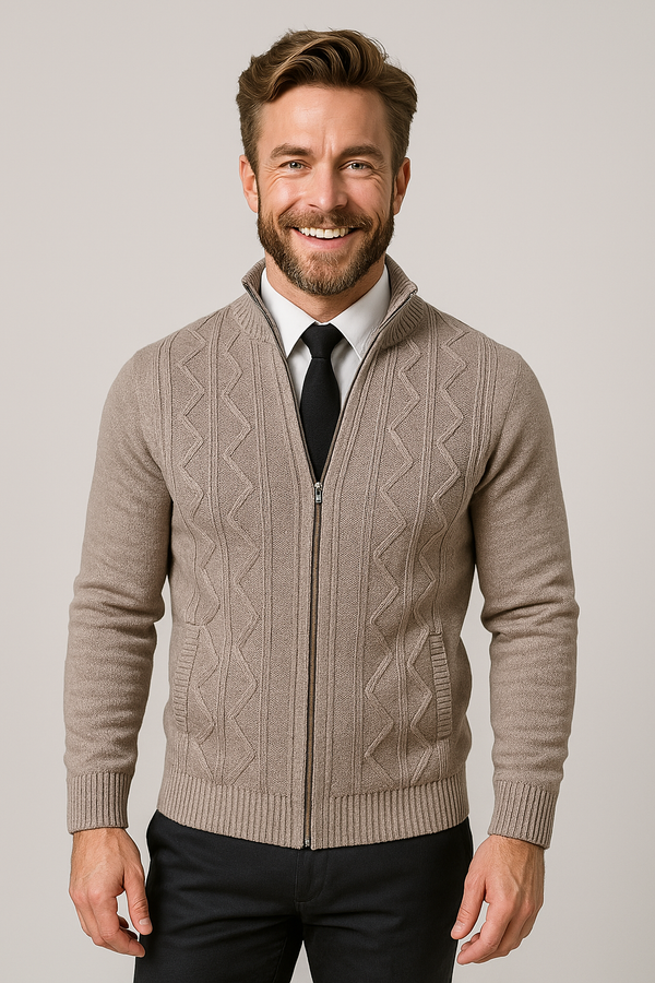Monviro | Classic Knit Cardigan with Button Closure
