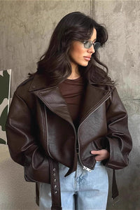 Valencia | Faux Leather Jacket