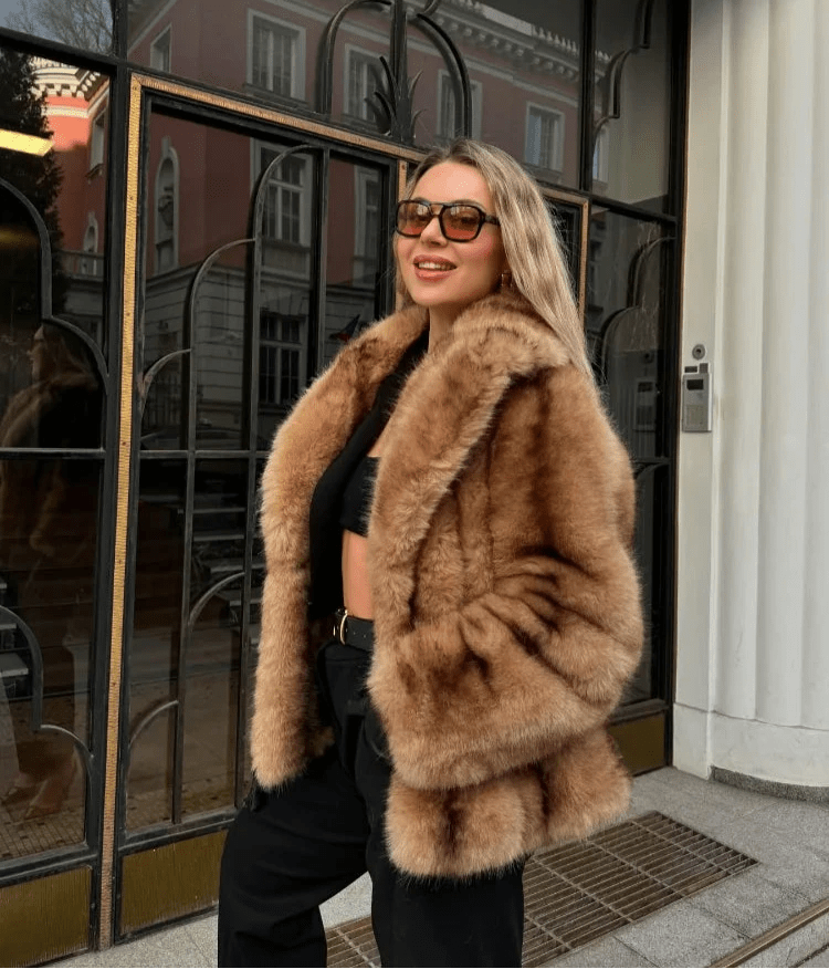Celeste | Faux Fur Winter Coat