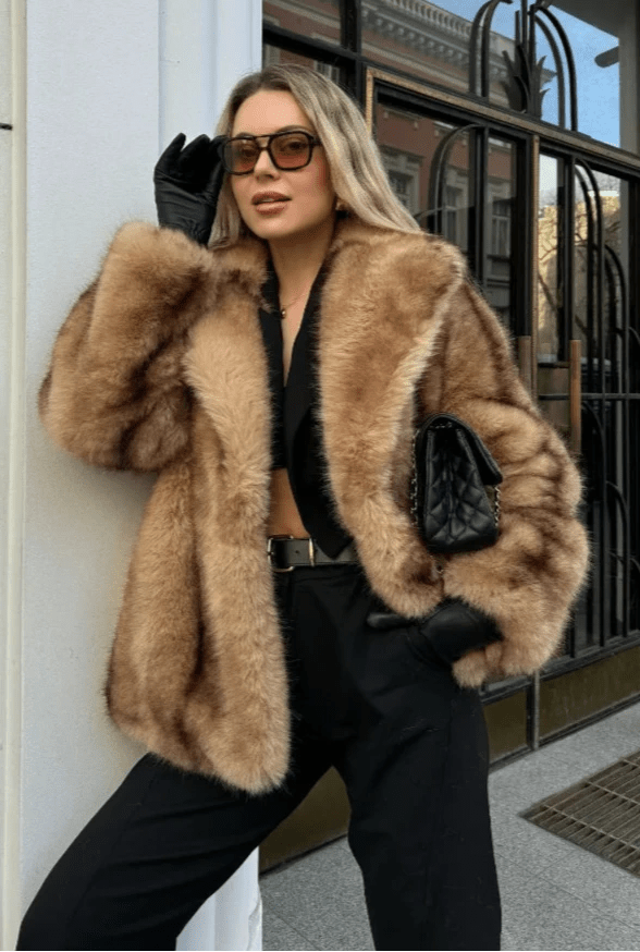 Celeste | Faux Fur Winter Coat