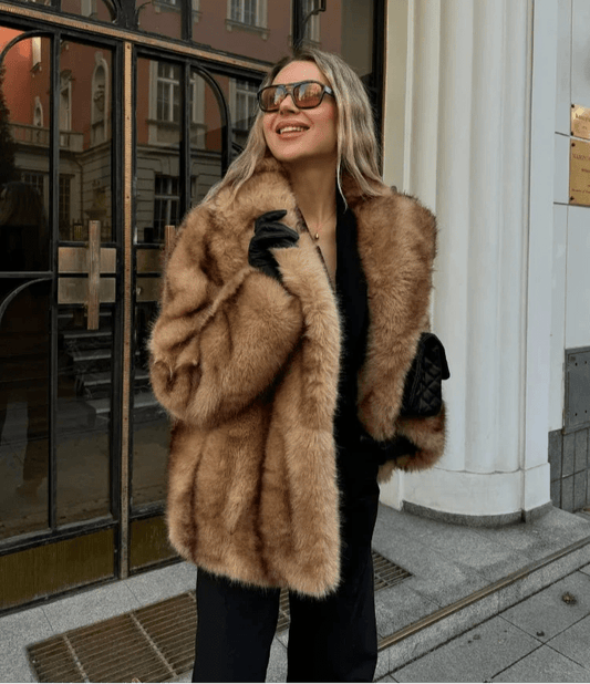 Celeste | Faux Fur Winter Coat