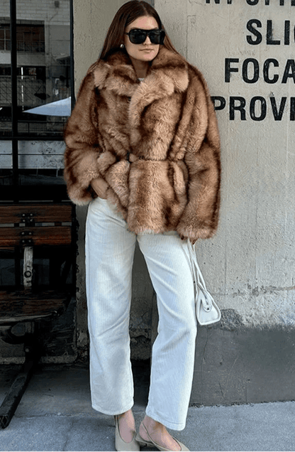 Celeste | Faux Fur Winter Coat