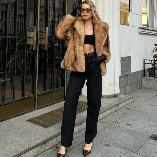 Celeste | Faux Fur Winter Coat