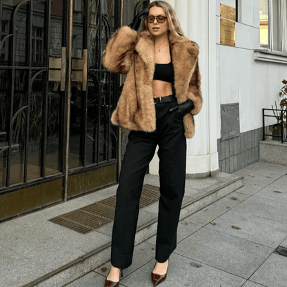 Celeste | Faux Fur Winter Coat