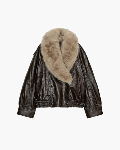 Zafira | Faux Fur Patchwork Jacket