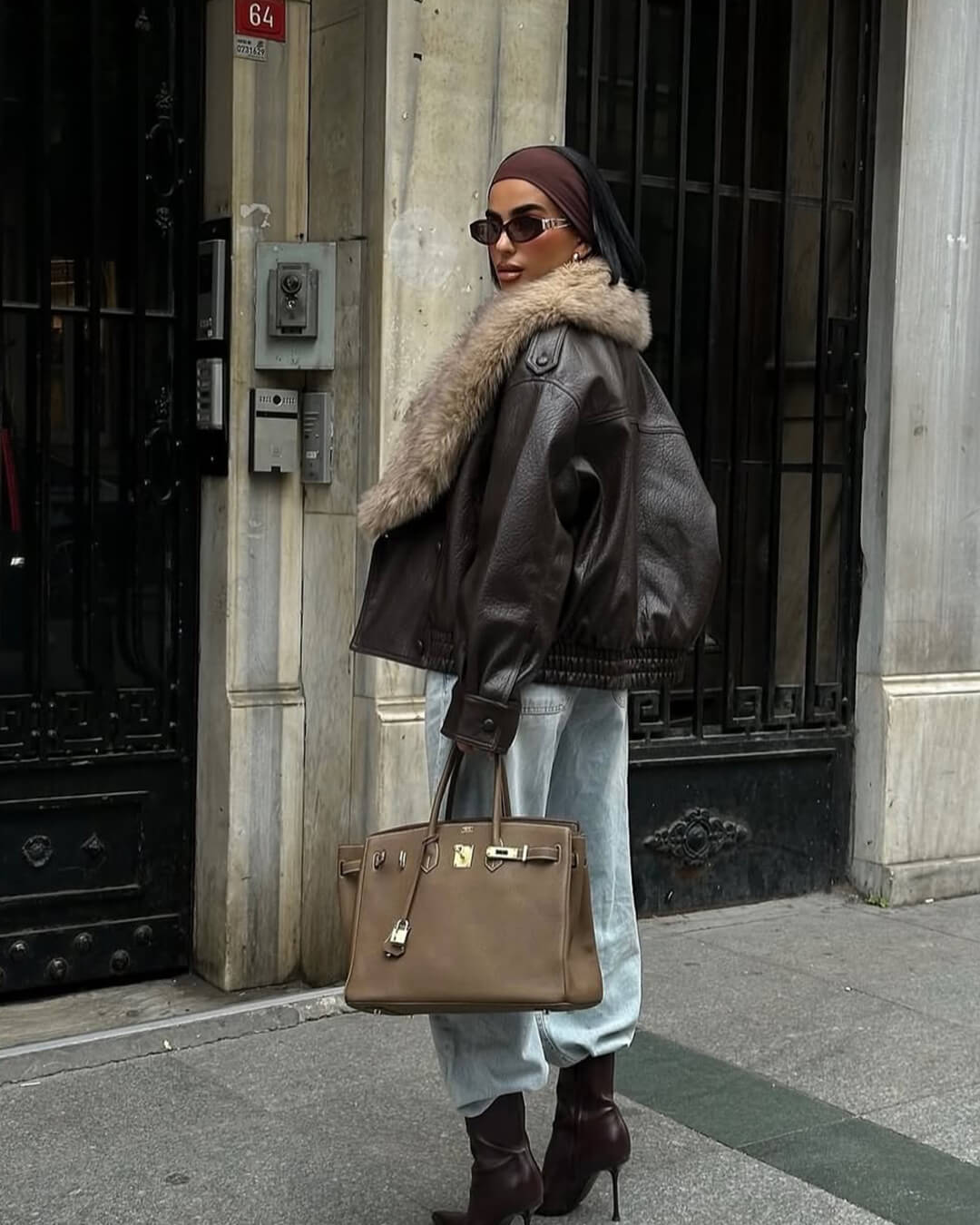 Zafira | Faux Fur Patchwork Jacket