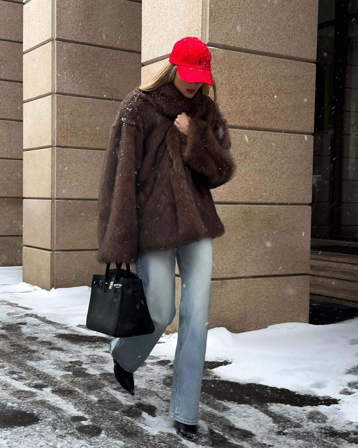 Tahlia | Oversized Faux Fur Coat