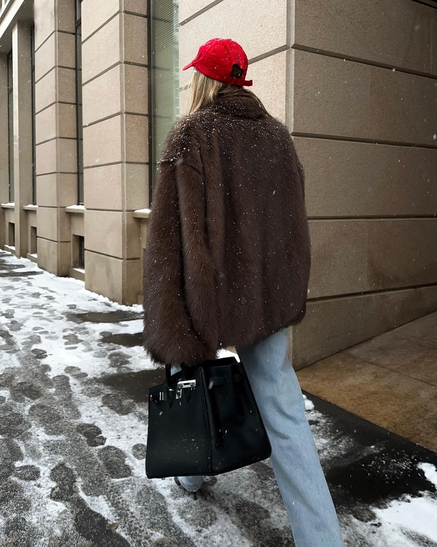 Tahlia | Oversized Faux Fur Coat