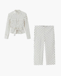 Roselia | Polka Dot Capri Pants Set