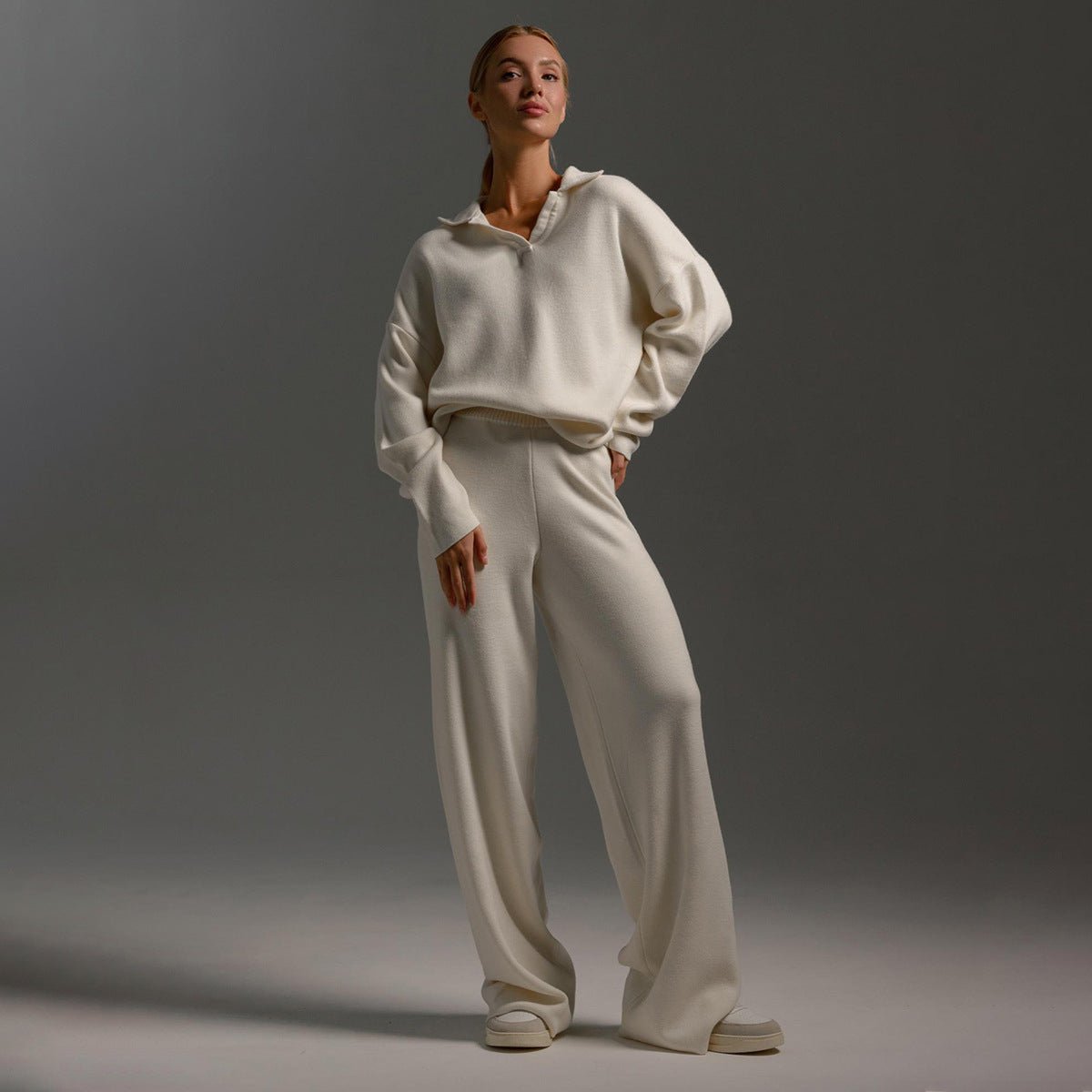 Aurelie | Collared Shirt & Trouser Lounge Set
