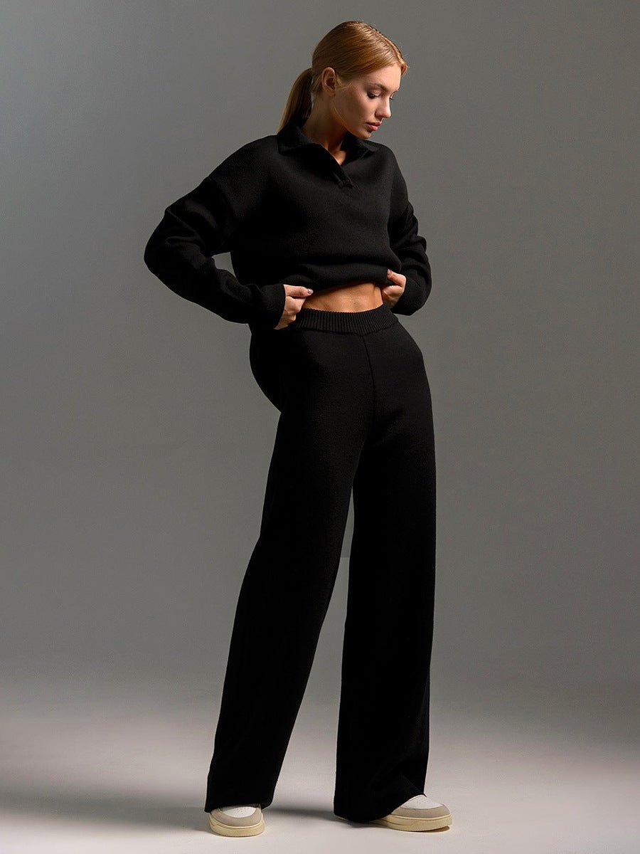 Aurelie | Collared Shirt & Trouser Lounge Set