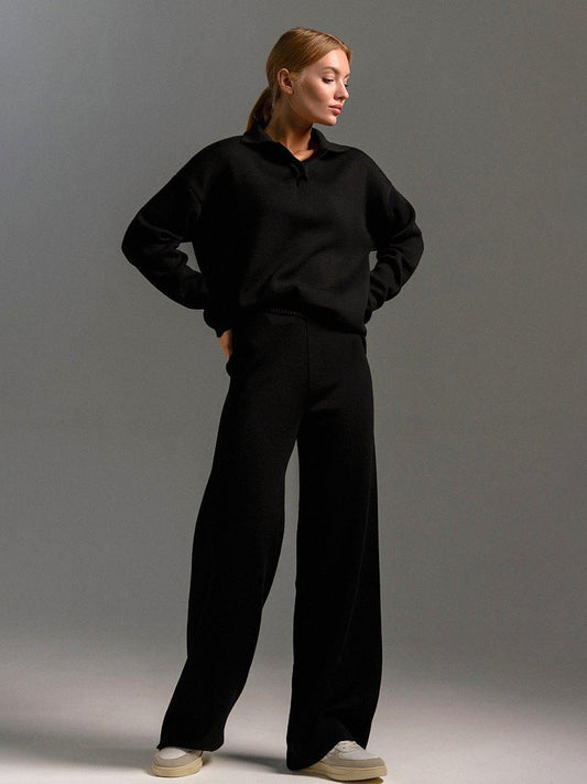 Aurelie | Collared Shirt & Trouser Lounge Set