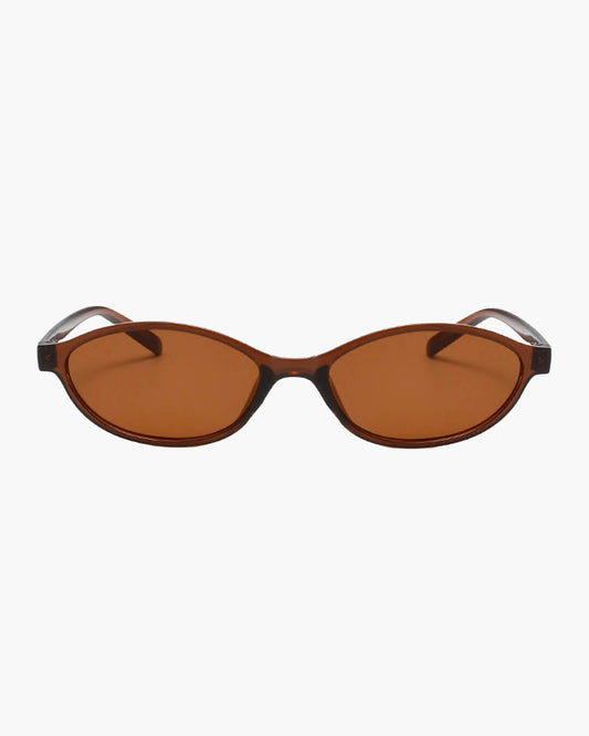 Elena | Retro Oval Cat Eye Sunglasses