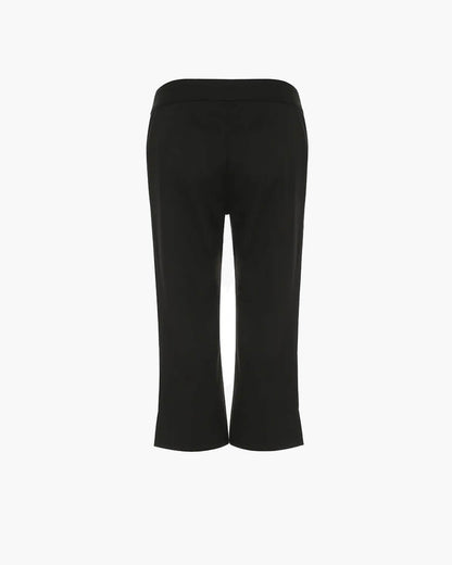 Julienne | Tailored Black Capri Pants