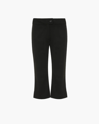 Julienne | Tailored Black Capri Pants