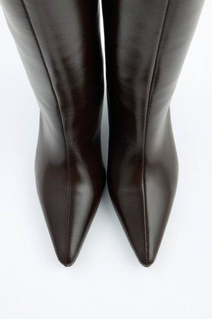 Seravyn | Leather Knee High Boots