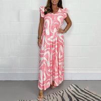 Amelie | Women's Printed Wide Leg Jumpsuit