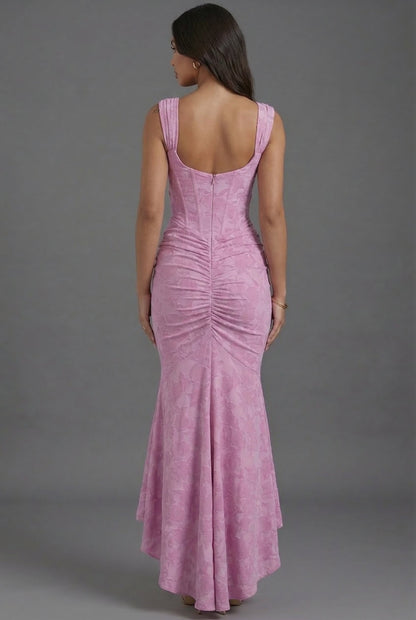 Charlotte | Women's Corset Fishtail Maxi Dress