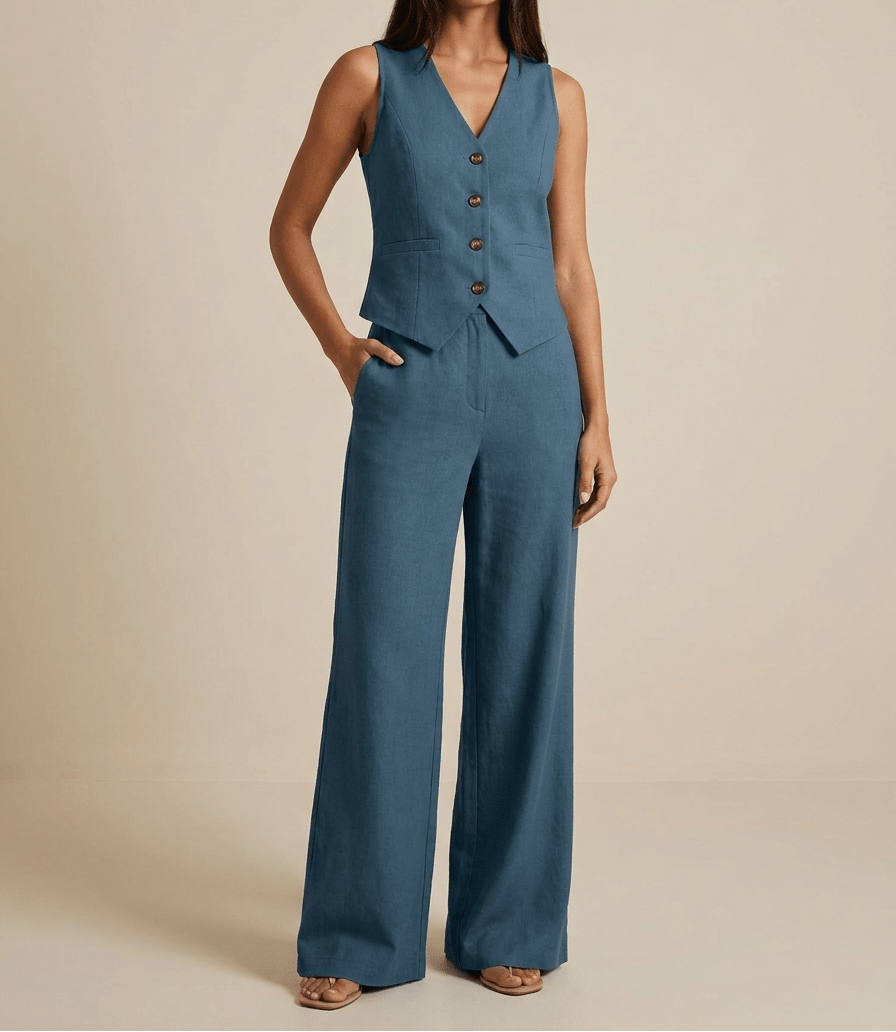 Mathilde | Women's Wide Leg Trouser Set