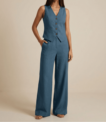 Mathilde | Women's Wide Leg Trouser Set