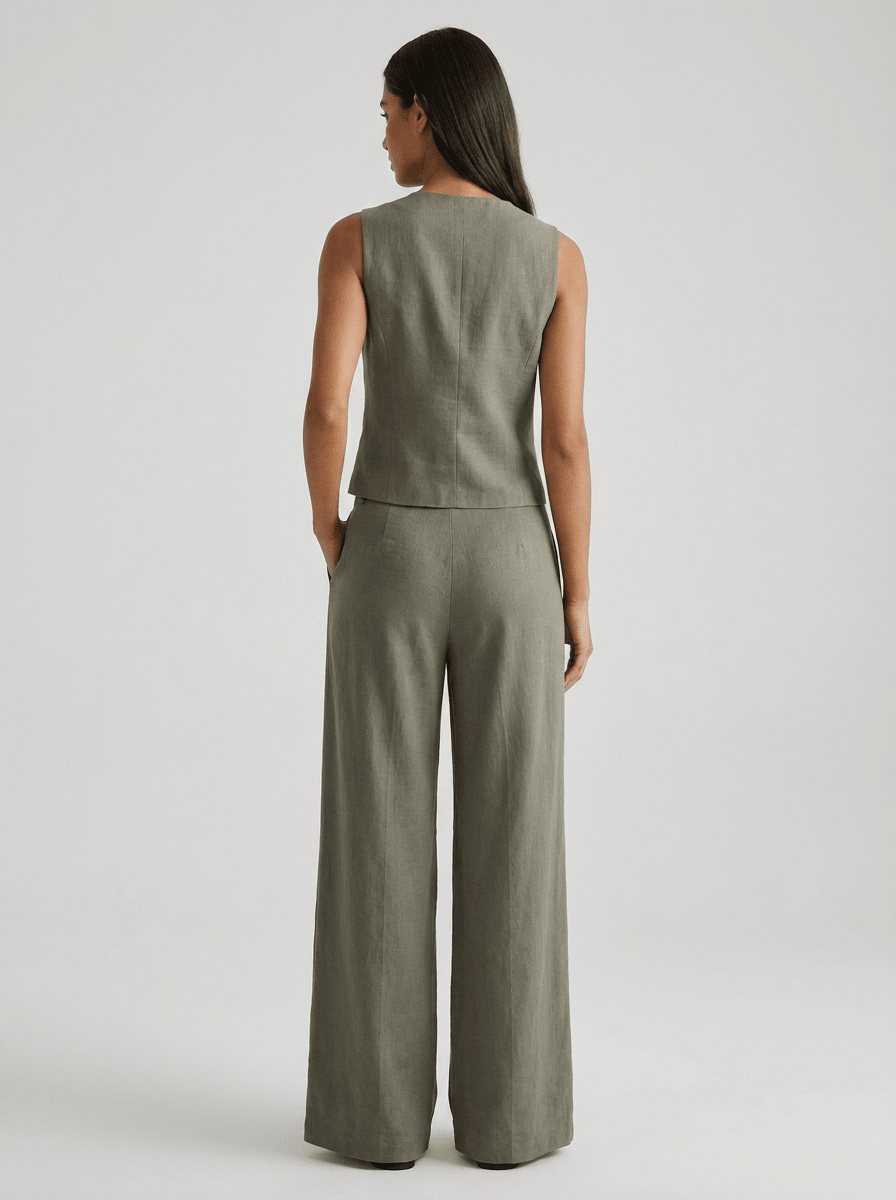 Mathilde | Women's Wide Leg Trouser Set