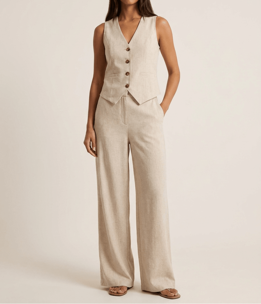 Mathilde | Women's Wide Leg Trouser Set
