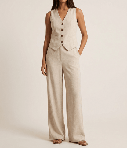 Mathilde | Women's Wide Leg Trouser Set