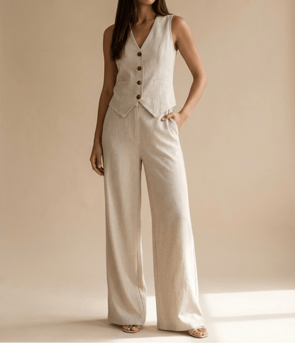 Mathilde | Women's Wide Leg Trouser Set