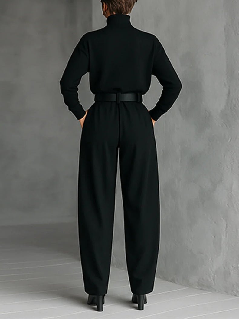 Colombe | Turtleneck Straight-Leg Trouser Set