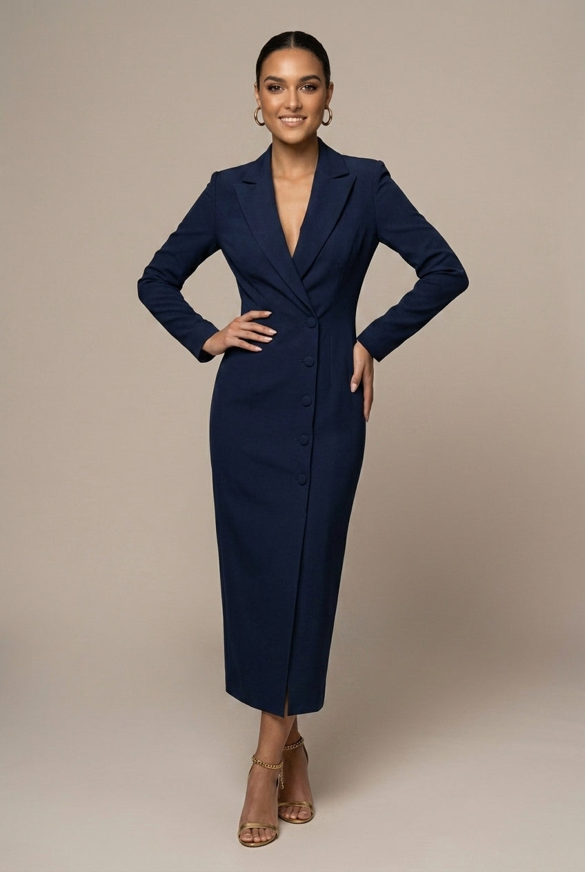 Vivienne | Women's Blazer Midi Dress