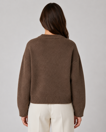 Yvonne | Cropped Chunky Knit Cardigan