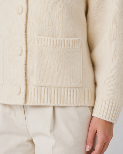 Yvonne | Cropped Chunky Knit Cardigan