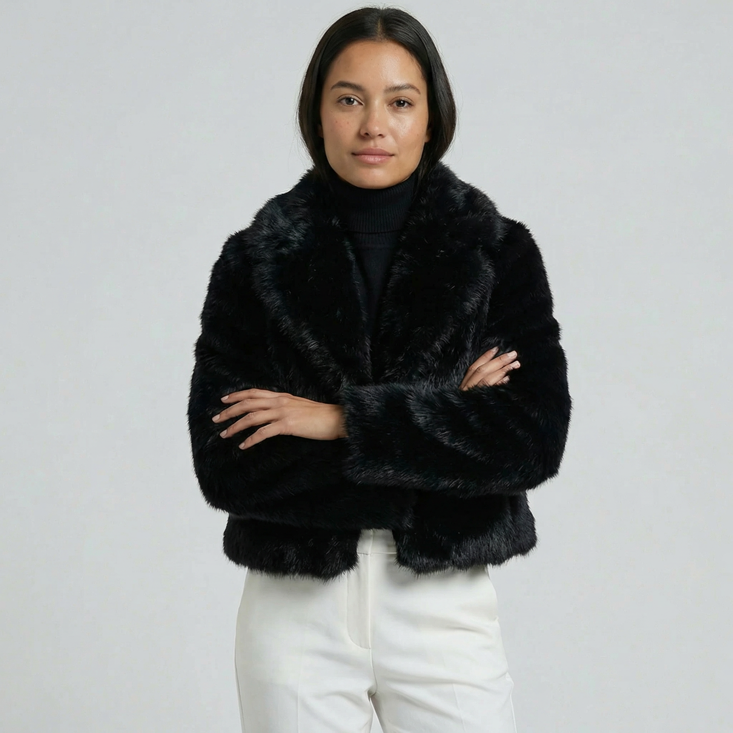 Eloria | Faux Fur Coat Soft Elegant Style