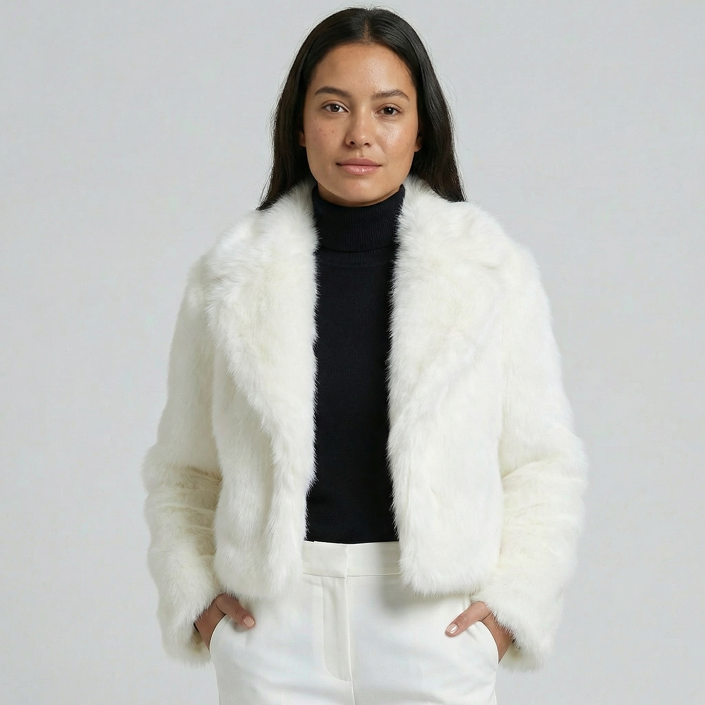 Eloria | Faux Fur Coat Soft Elegant Style