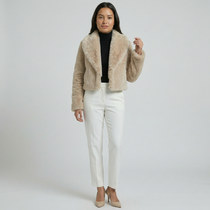 Eloria | Faux Fur Coat Soft Elegant Style