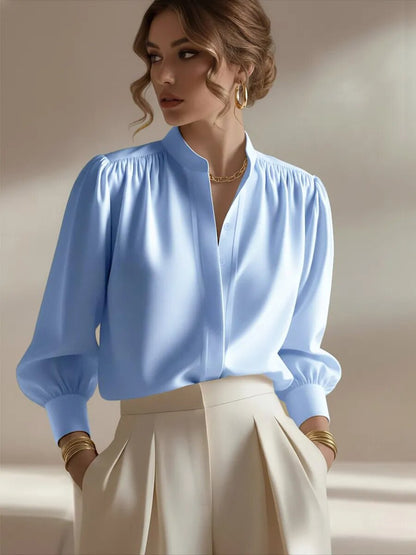 Juliette | Women's Long Sleeve Satin Shirt