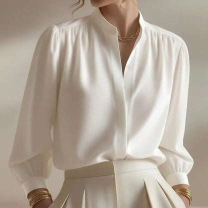 Juliette | Women's Long Sleeve Satin Shirt