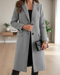Isabeau | Single-Breasted Tailored Trench Coat